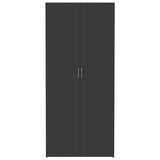 Storage Cabinet Grey 80x35.5x180 cm Engineered Wood