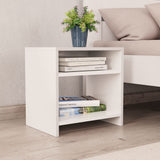 Bedside Cabinets 2 pcs White 40x30x40 cm Engineered Wood