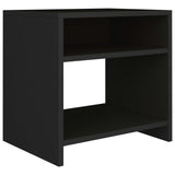 Bedside Cabinets 2 pcs Black 40x30x40 cm Engineered Wood - Top-Down View