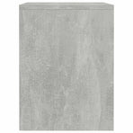 Bedside Cabinets 2 pcs Concrete Grey 40x30x40cm Engineered Wood