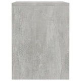Bedside Cabinets 2 pcs Concrete Grey 40x30x40 cm Engineered Wood - 45-Degree Angle