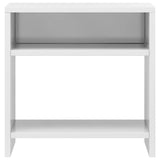 Bedside Cabinet High Gloss White 40x30x40 cm Engineered Wood