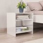 Bedside Cabinets 2 pcs High Gloss White 40x30x40 cm