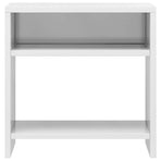 Bedside Cabinets 2 pcs High Gloss White 40x30x40 cm