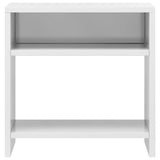Bedside Cabinets 2 pcs High Gloss White 40x30x40 cm Engineered Wood - 45-Degree Angle