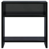 Bedside Cabinet High Gloss Black 40x30x40 cm Engineered Wood