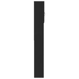 Washing Machine Cabinet Black 64x25.5x190 cm Engineered Wood