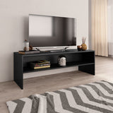 TV Cabinet Black 120x40x40 cm Engineered Wood