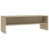 TV Cabinet Sonoma Oak 120x40x40 cm Engineered Wood - Front View