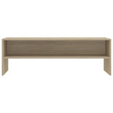 TV Cabinet Sonoma Oak 120x40x40 cm Engineered Wood - Top-Down View