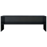 TV Cabinet High Gloss Black 120x40x40 cm Engineered Wood - Top-Down View