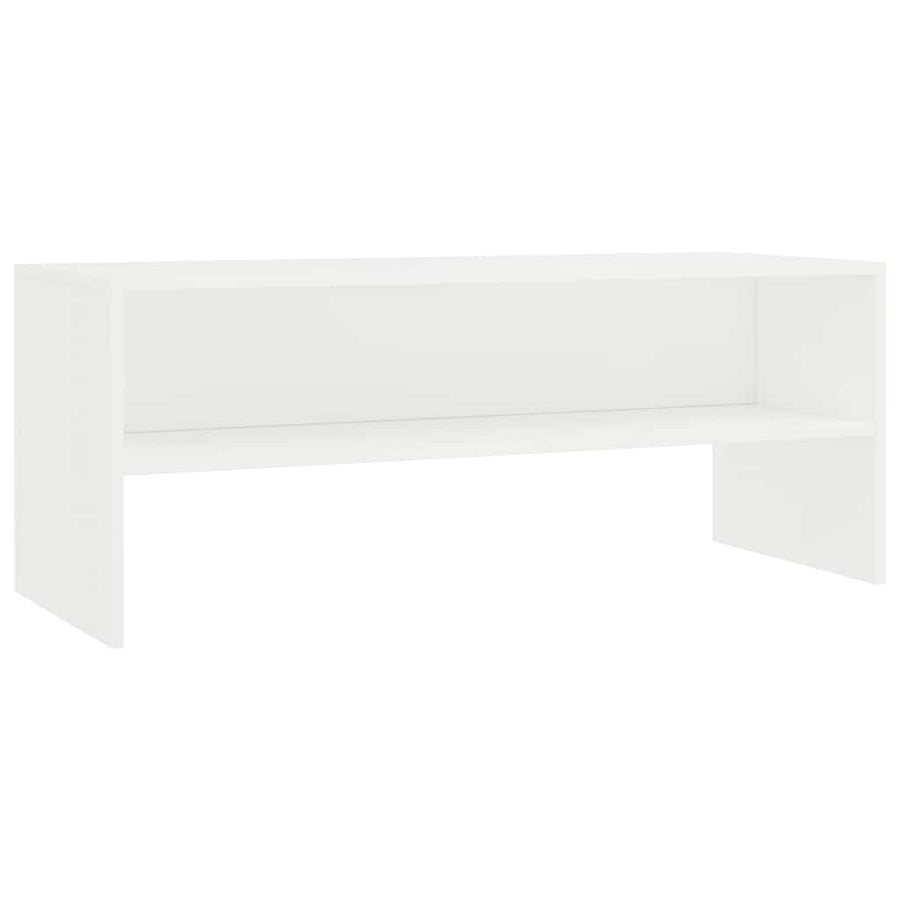 TV Cabinet White 100x40x40 cm Engineered Wood