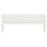 TV Cabinet White 100x40x40 cm Engineered Wood