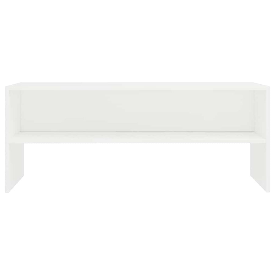 TV Cabinet White 100x40x40 cm Engineered Wood