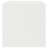 TV Cabinet White 100x40x40 cm Engineered Wood - 45-Degree Angle