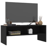 TV Cabinet Black 100x40x40 cm Engineered Wood - Side View