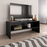 TV Cabinet Black 100x40x40 cm Engineered Wood