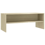 TV Cabinet Sonoma Oak 100x40x40 cm Engineered Wood - Front View