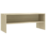 TV Cabinet Sonoma Oak 100x40x40 cm Engineered Wood - Side View