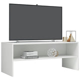 TV Cabinet High Gloss White 100x40x40 cm Engineered Wood