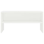 TV Cabinet White 80x40x40 cm Engineered Wood