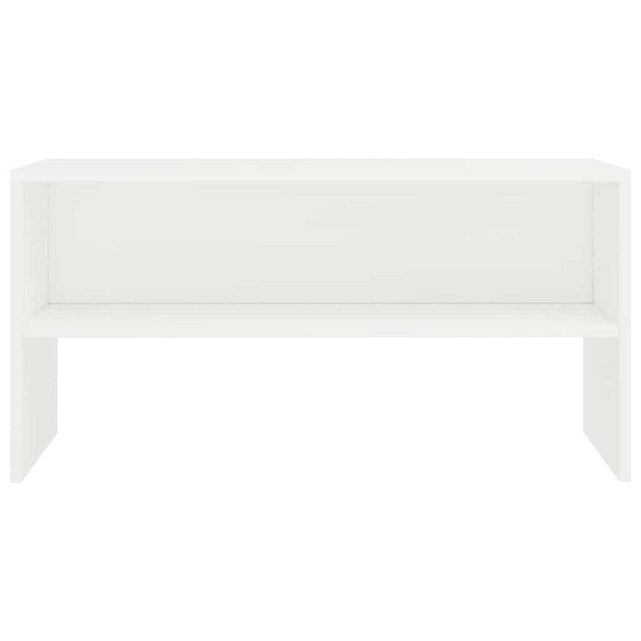 TV Cabinet White 80x40x40 cm Engineered Wood