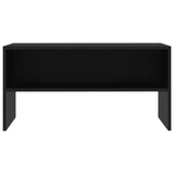 TV Cabinet Black 80x40x40 cm Engineered Wood - Top-Down View
