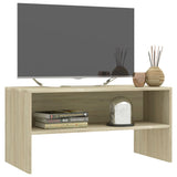TV Cabinet Sonoma Oak 80x40x40 cm Engineered Wood - Side View