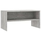 TV Cabinet Concrete Grey 80x40x40 cm Engineered Wood - Front View