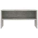 TV Cabinet Concrete Grey 80x40x40 cm Engineered Wood - Top-Down View