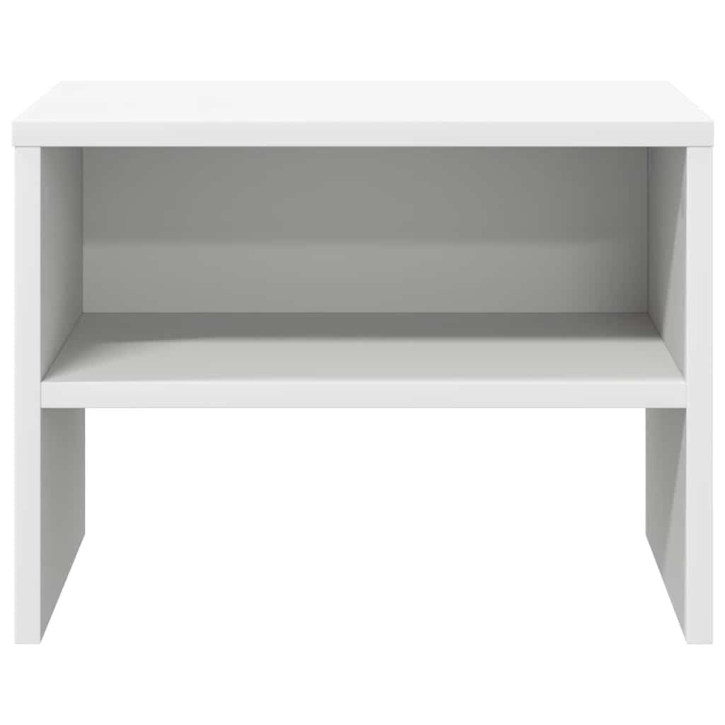 Bedside Cabinets 2 pcs White 40x30x30 cm Engineered Wood