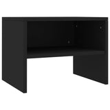 Bedside Cabinets 2 pcs Black 40x30x30 cm Engineered Wood - Top-Down View