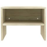 Bedside Cabinets 2 pcs Sonoma Oak 40x30x30 cm Engineered Wood - 45-Degree Angle