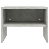 Bedside Cabinets 2 pcs Concrete Grey 40x30x30 cm Engineered Wood - 45-Degree Angle