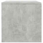 Bedside Cabinets 2 pcs Concrete Grey 40x30x30cm Engineered Wood