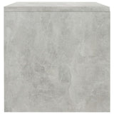 Bedside Cabinets 2 pcs Concrete Grey 40x30x30 cm Engineered Wood - Rear View