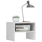Bedside Cabinets 2 pcs High Gloss White 40x30x30 cm