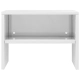 Bedside Cabinets 2 pcs High Gloss White 40x30x30 cm Engineered Wood