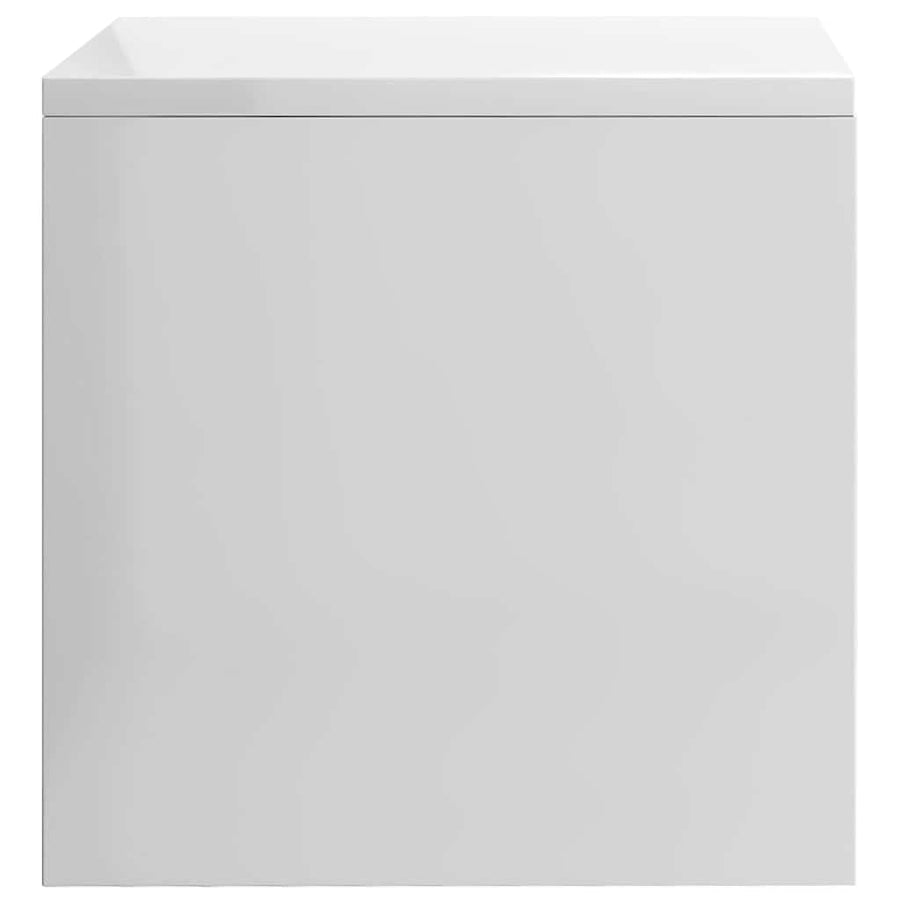 Bedside Cabinets 2 pcs High Gloss White 40x30x30 cm