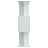 Book Cabinet/Room Divider White 80x24x96 cm Engineered Wood - Close-Up Angle