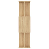 Book Cabinet/Room Divider Sonoma Oak 80x24x96 cm Engineered Wood - Rear View