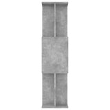 Book Cabinet/Room Divider Concrete Grey 80x24x96 cm Engineered Wood