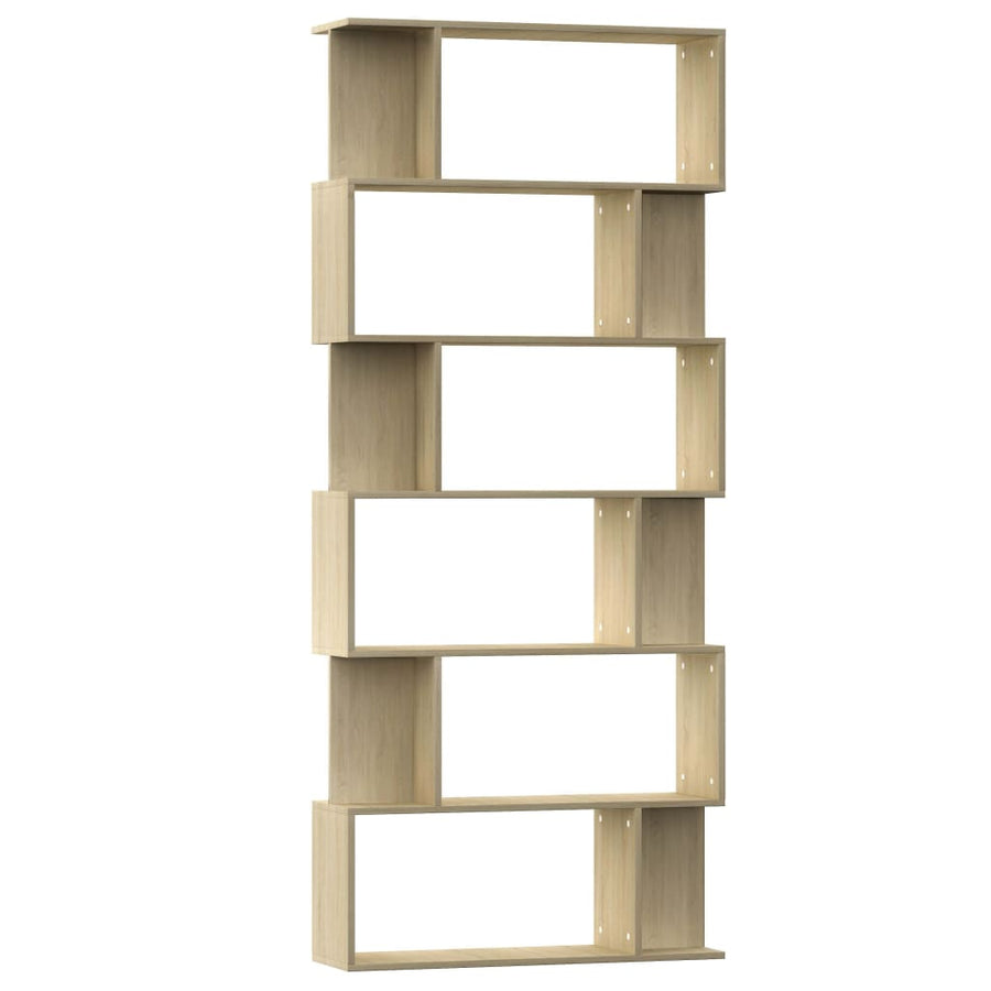 Book Cabinet/Room Divider Sonoma Oak 80x24x192 cm