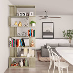 Book Cabinet/Room Divider Sonoma Oak 80x24x192 cm