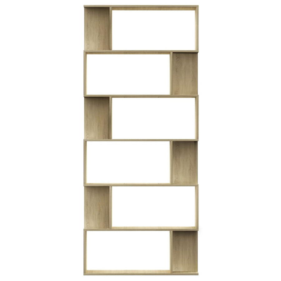Book Cabinet/Room Divider Sonoma Oak 80x24x192 cm
