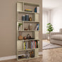 Book Cabinet/Room Divider Sonoma Oak 80x24x192 cm
