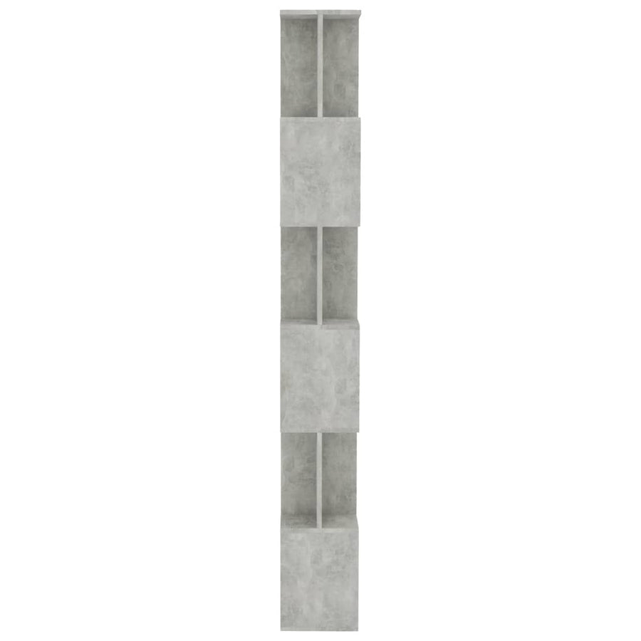 Book Cabinet/Room Divider Concrete Grey 80x24x192 cm