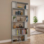 Book Cabinet/Room Divider Concrete Grey 80x24x192 cm