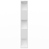 Book Cabinet/Room Divider White 80x24x159 cm Engineered Wood