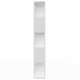 Book Cabinet/Room Divider White 80x24x159 cm Engineered Wood - Rear View